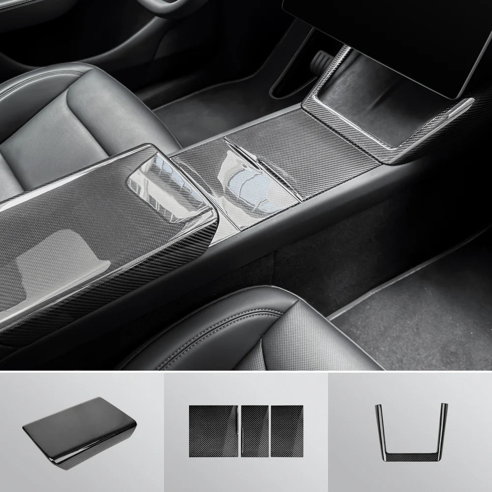 [Real Carbon Fiber] Interior & Exterior Upgrade Kit for Tesla Model Y Juniper 2025+ - T-Launch
