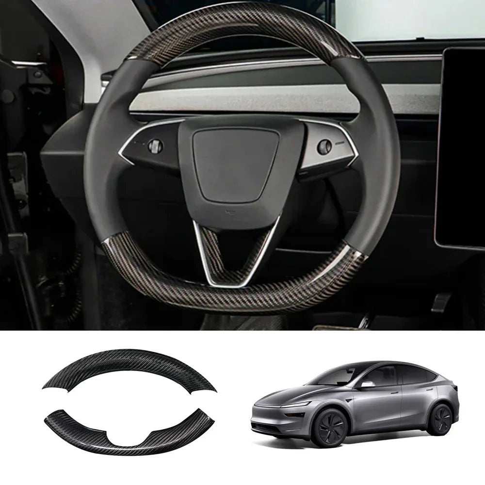 [Real Carbon Fiber] Interior & Exterior Upgrade Kit for Tesla Model Y Juniper 2025+ - T-Launch