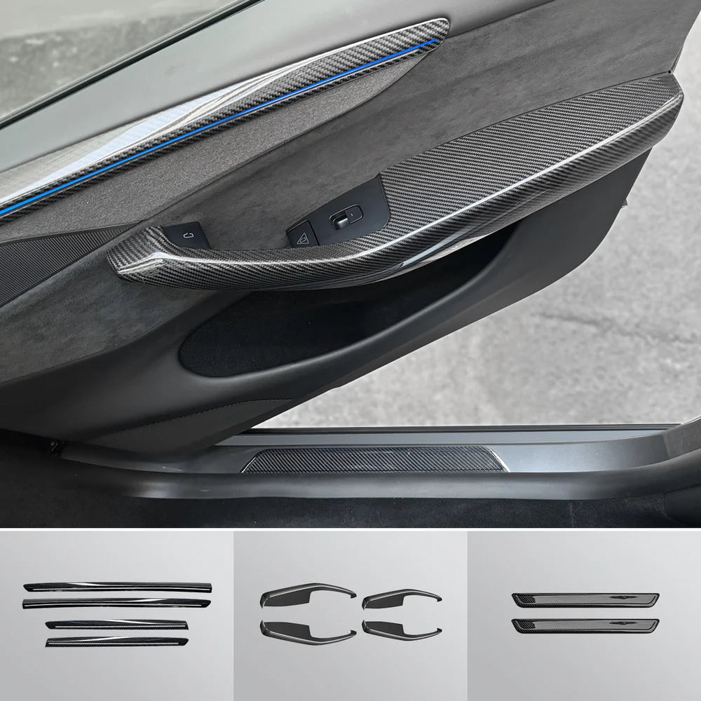 [Real Carbon Fiber] Interior & Exterior Upgrade Kit for Tesla Model Y Juniper 2025+ - T-Launch