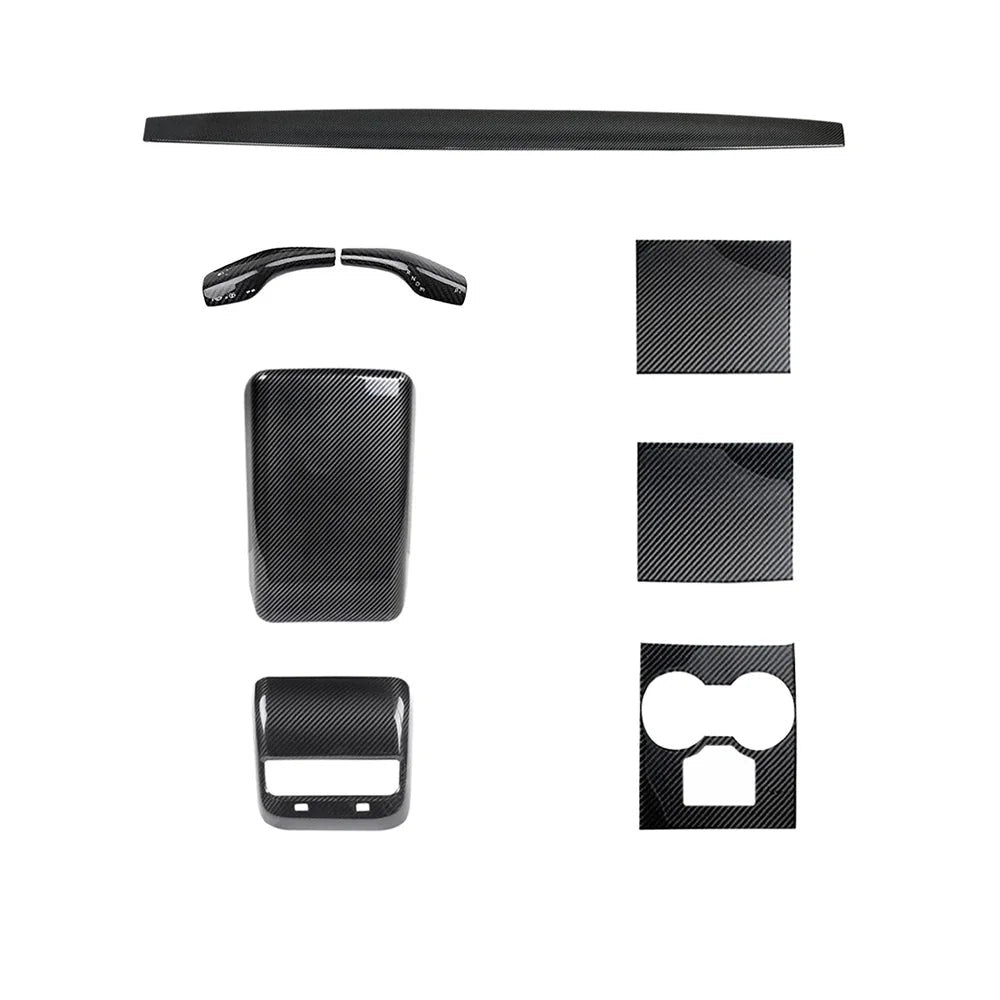Real Carbon Fiber Interior Mods Wrap Kit for Tesla Model 3 / Y - T-Launch