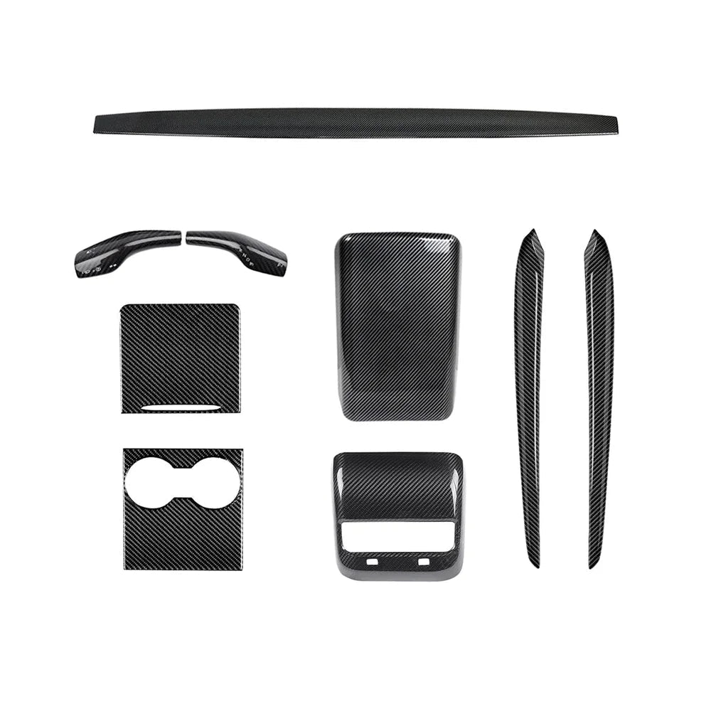 Real Carbon Fiber Interior Mods Wrap Kit for Tesla Model 3 / Y - T-Launch