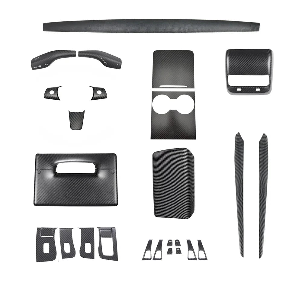 Real Carbon Fiber Interior Mods Wrap Kit for Tesla Model 3 / Y - T-Launch