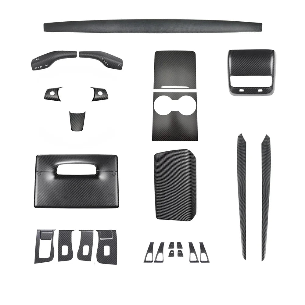 Real Carbon Fiber Interior Mods Wrap Kit for Tesla Model 3 / Y - T-Launch