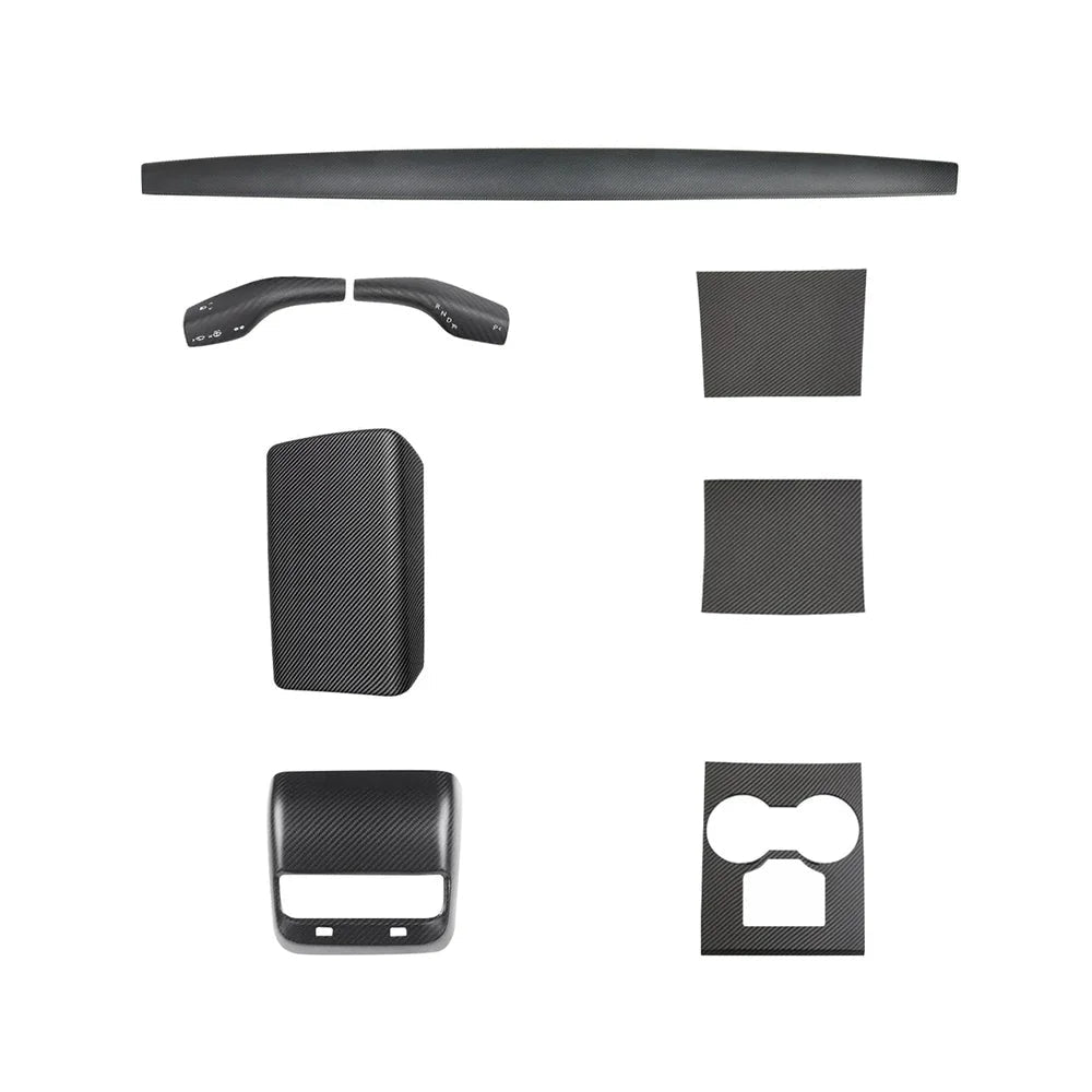 Real Carbon Fiber Interior Mods Wrap Kit for Tesla Model 3 / Y - T-Launch