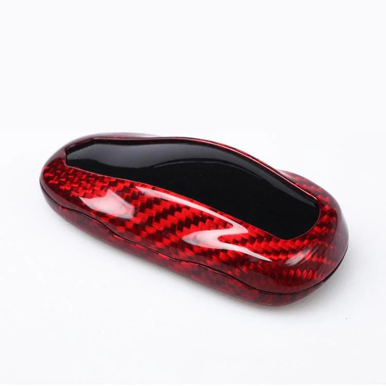 [Real Carbon Fiber] Model S/3/Y Key Fob Cover, Key Fob Holder - T-Launch