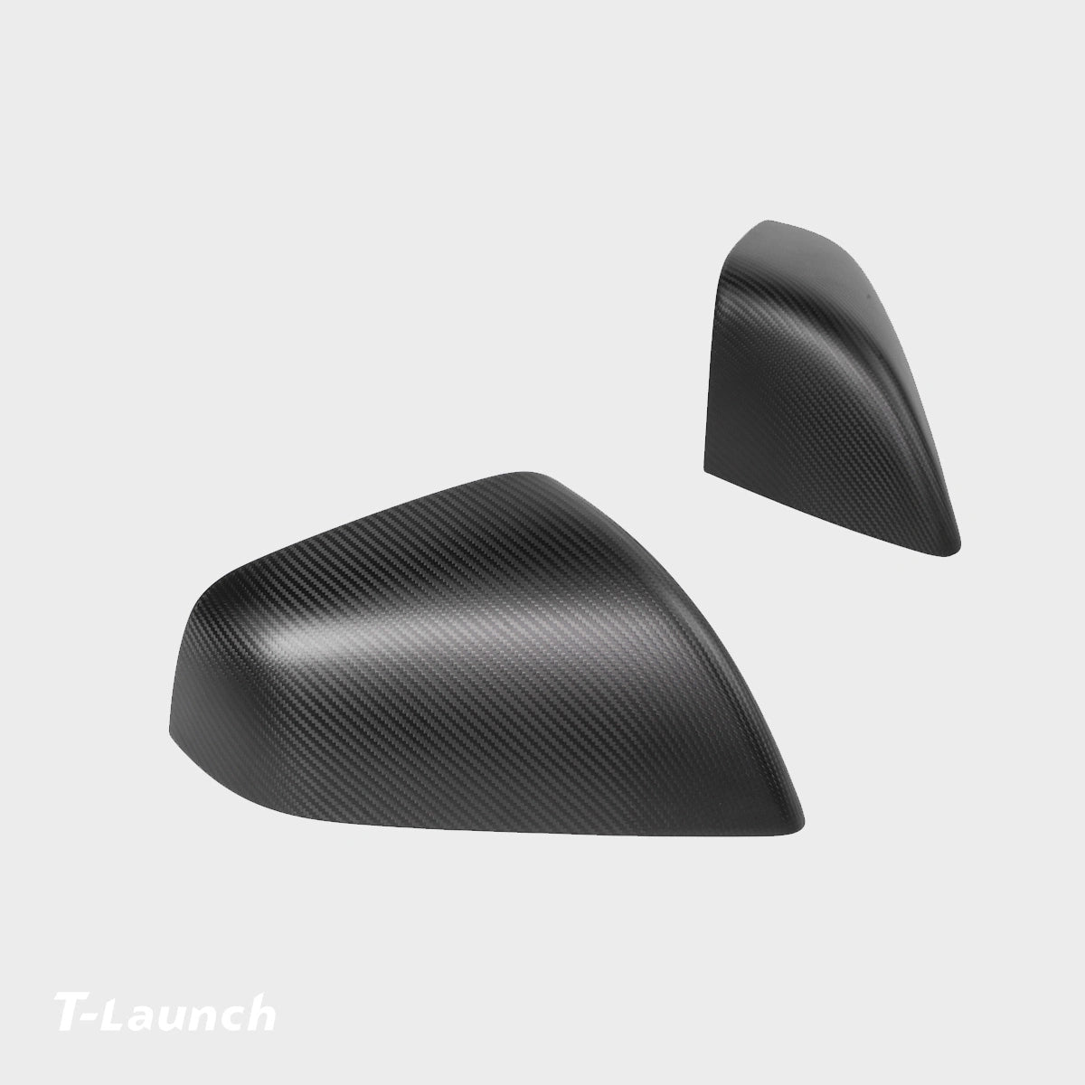 [Real Carbon Fiber] OEM Rear View Mirror Covers (1 Pair) for Tesla Model X 2021+ - T-Launch