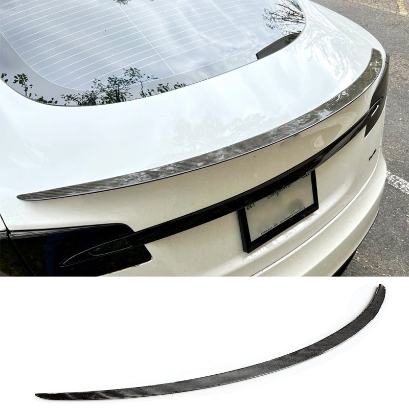 [Real Carbon Fiber] Plaid Performance Spoiler for Model S 2014+ - T-Launch