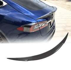 [Real Carbon Fiber] R-Style Spoiler for Tesla Model S 2014+ - T-Launch