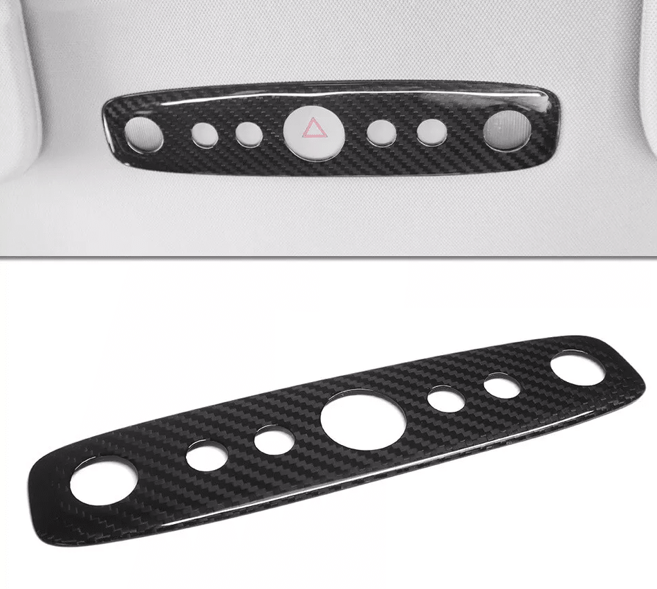 [Real Carbon Fiber] Reading Light Cover For Tesla 2024+ Model 3 Highland - T-Launch