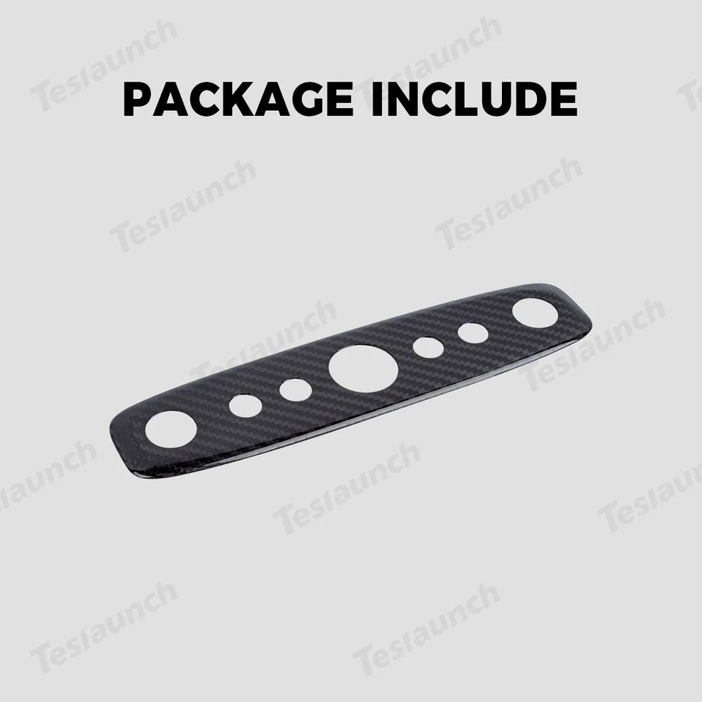 [Real Carbon Fiber] Reading Light Cover for Tesla Model Y Juniper 2025+ - T-Launch
