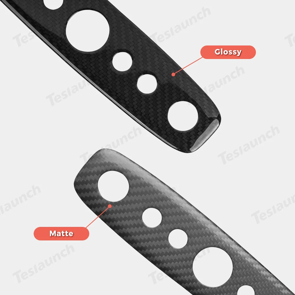 [Real Carbon Fiber] Reading Light Cover for Tesla Model Y Juniper 2025+ - T-Launch