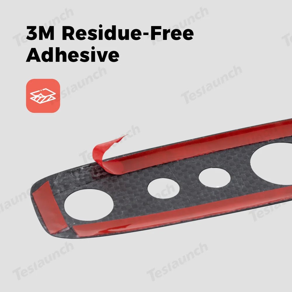 [Real Carbon Fiber] Reading Light Cover for Tesla Model Y Juniper 2025+ - T-Launch