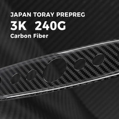 [Real Carbon Fiber] Reading Light Cover for Tesla Model Y Juniper 2025+ - T-Launch