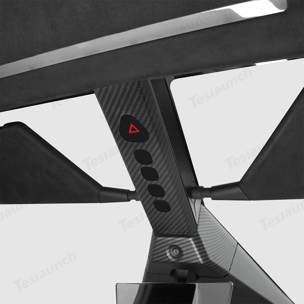 [Real Carbon Fiber] Reading Light Trim Cover for Tesla Cybertruck - T-Launch