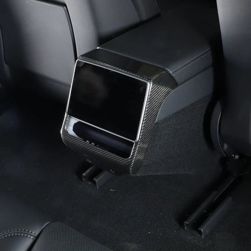 [Real Carbon Fiber] Rear AC Vent Cover for Tesla Model 3 Highland - T-Launch