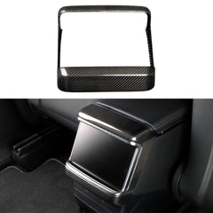 [Real Carbon Fiber] Rear AC Vent Cover for Tesla Model S/X 2022+ - T-Launch