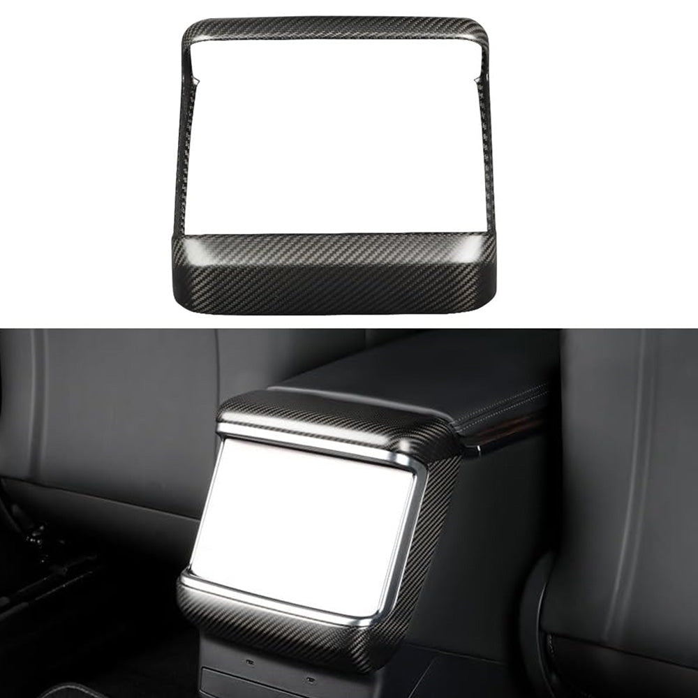 [Real Carbon Fiber] Rear AC Vent Cover for Tesla Model S/X 2022+ - T-Launch