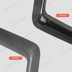 [Real Carbon Fiber] Rear AC Vent Cover for Tesla Model Y Juniper 2025+ - T-Launch