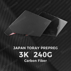 [Real Carbon Fiber] Rear Screen Frame Cover for Cybertruck - T-Launch
