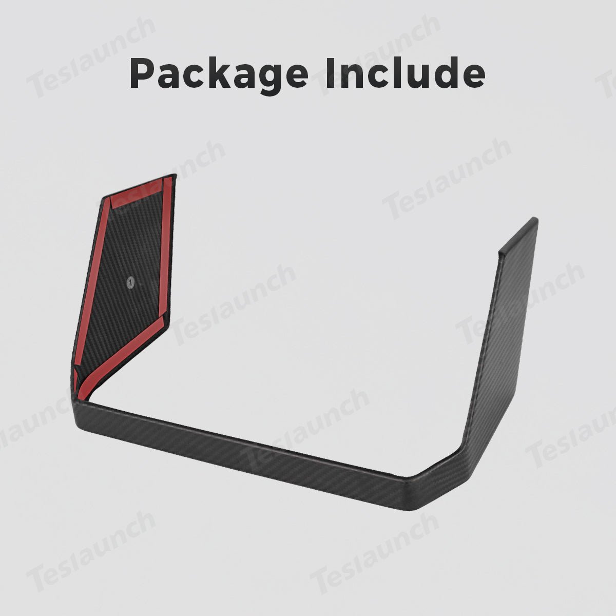 [Real Carbon Fiber] Rear Screen Frame Cover for Cybertruck - T-Launch