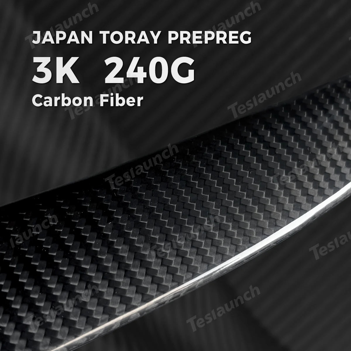 [Real Carbon Fiber] Rear Spoiler for Tesla Model 3/Y/S/X - T-Launch