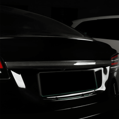 [Real Carbon Fiber] Rear Tailgate Trim Strip Cover for Model S 2022.06+ - T-Launch