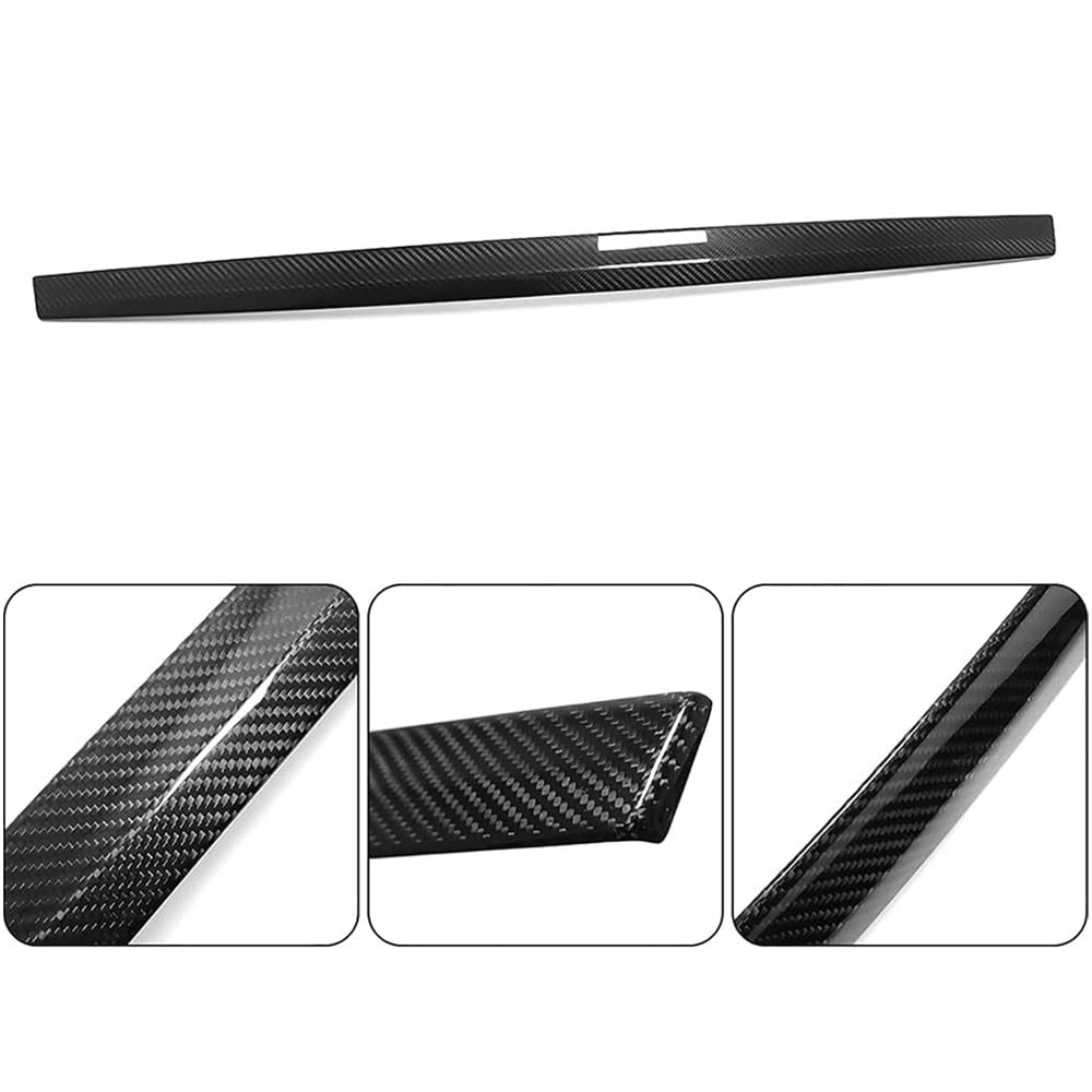 [Real Carbon Fiber] Rear Tailgate Trim Strip Cover for Model S 2022.06+ - T-Launch