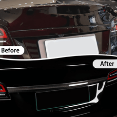 [Real Carbon Fiber] Rear Tailgate Trim Strip Cover for Model S 2022.06+ - T-Launch