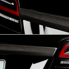 [Real Carbon Fiber] Rear Tailgate Trim Strip Cover for Model S 2022.06+ - T-Launch