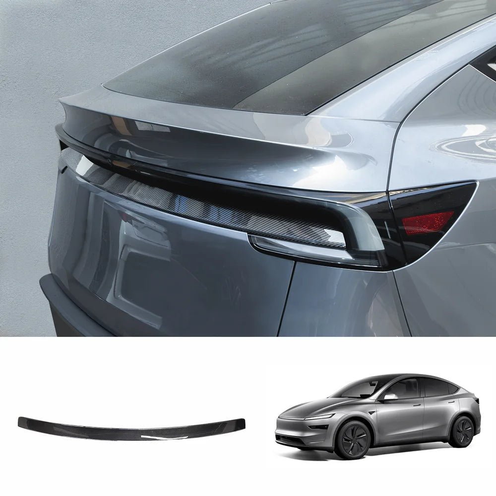 [Real Carbon Fiber] Rear Tailgate Trim Strip for Tesla Model Y Juniper 2025+ - T-Launch