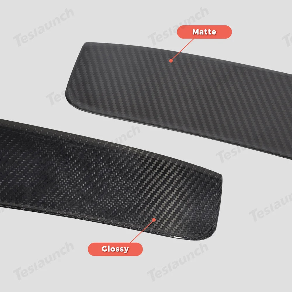 [Real Carbon Fiber] Rear Tailgate Trim Strip for Tesla Model Y Juniper 2025+ - T-Launch
