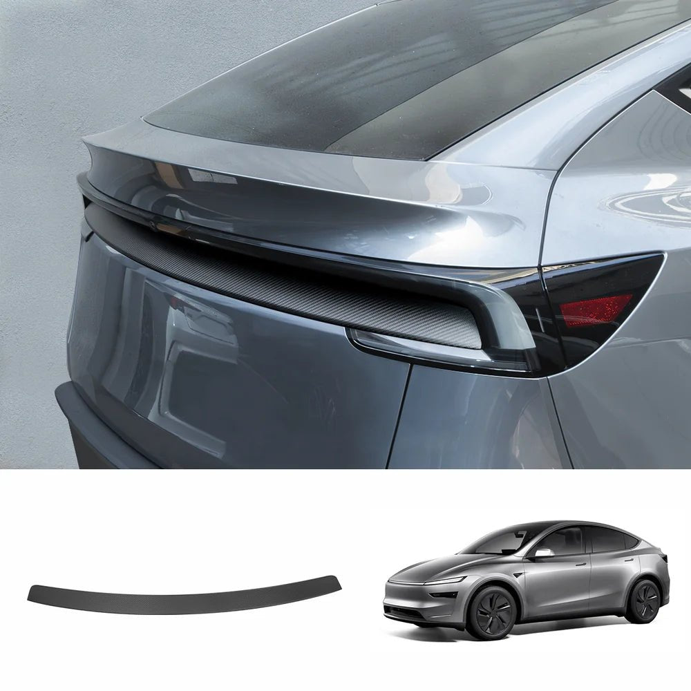 [Real Carbon Fiber] Rear Tailgate Trim Strip for Tesla Model Y Juniper 2025+ - T-Launch