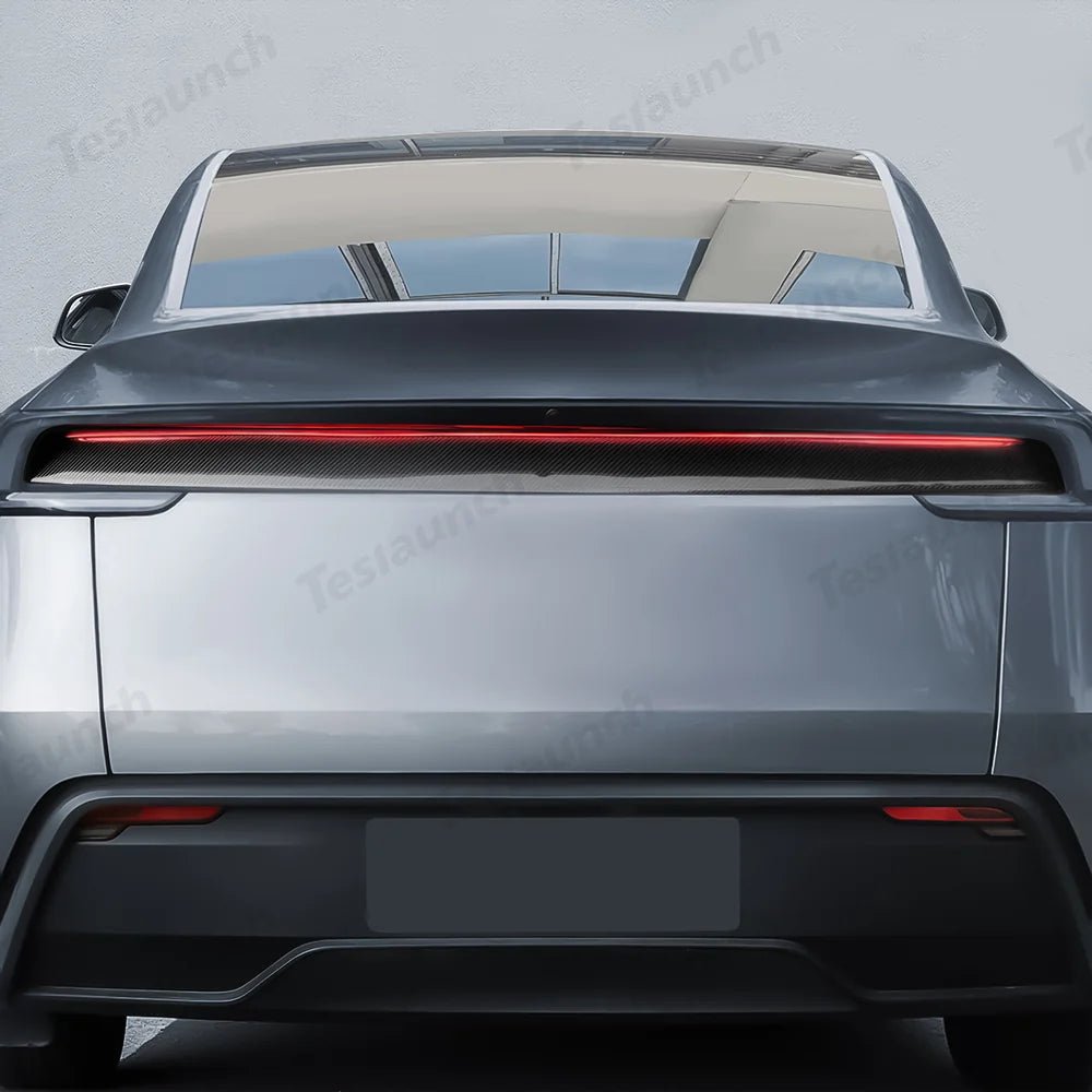 [Real Carbon Fiber] Rear Tailgate Trim Strip for Tesla Model Y Juniper 2025+ - T-Launch