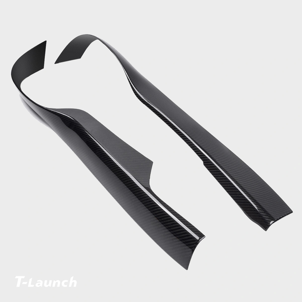 [Real Carbon Fiber] Rear Trunk Inner Panel Covers (2 PCS) for Tesla Model X 2022+ - T-Launch
