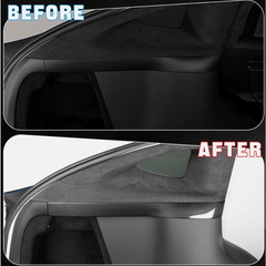 [Real Carbon Fiber] Rear Trunk Inner Panel Covers (2 PCS) for Tesla Model X 2022+ - T-Launch