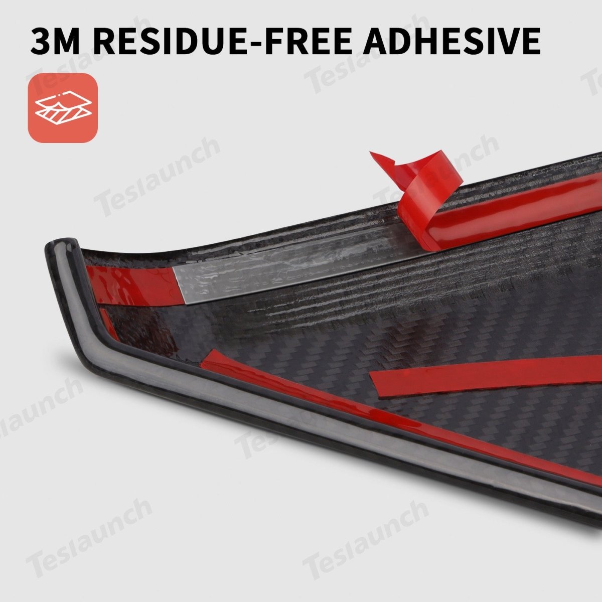[Real Carbon Fiber] Rear View Mirror Covers (1 Pair) for Cybertruck - T-Launch