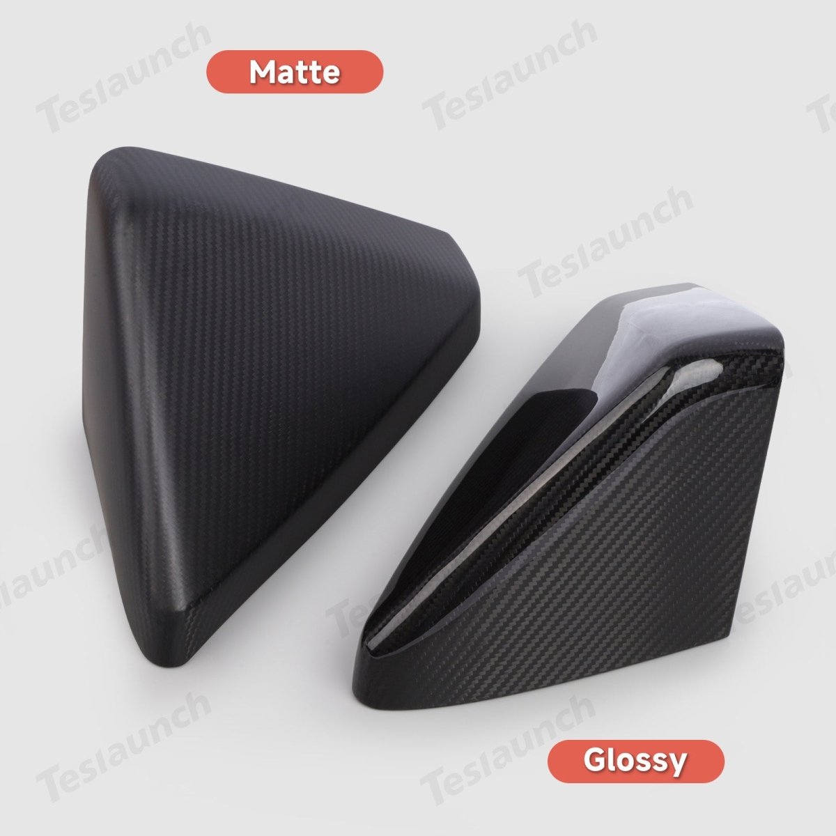 [Real Carbon Fiber] Rear View Mirror Covers (1 Pair) for Cybertruck - T-Launch