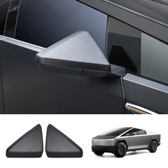 [Real Carbon Fiber] Rear View Mirror Covers (1 Pair) for Cybertruck - T-Launch