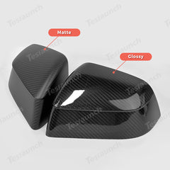 [Real Carbon Fiber] Rear View Mirror Covers for Tesla Model Y Juniper 2025+ (1 Pair) - T-Launch