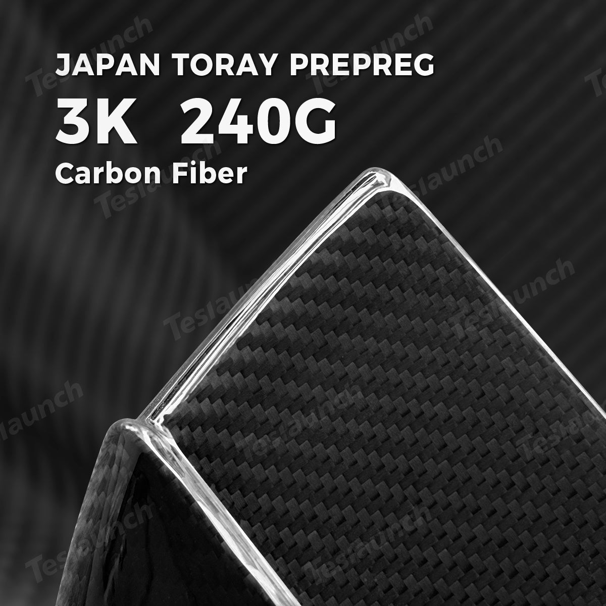 [Real Carbon Fiber] Rear View Mirror Covers for Tesla Model Y Juniper 2025+ (1 Pair) - T-Launch