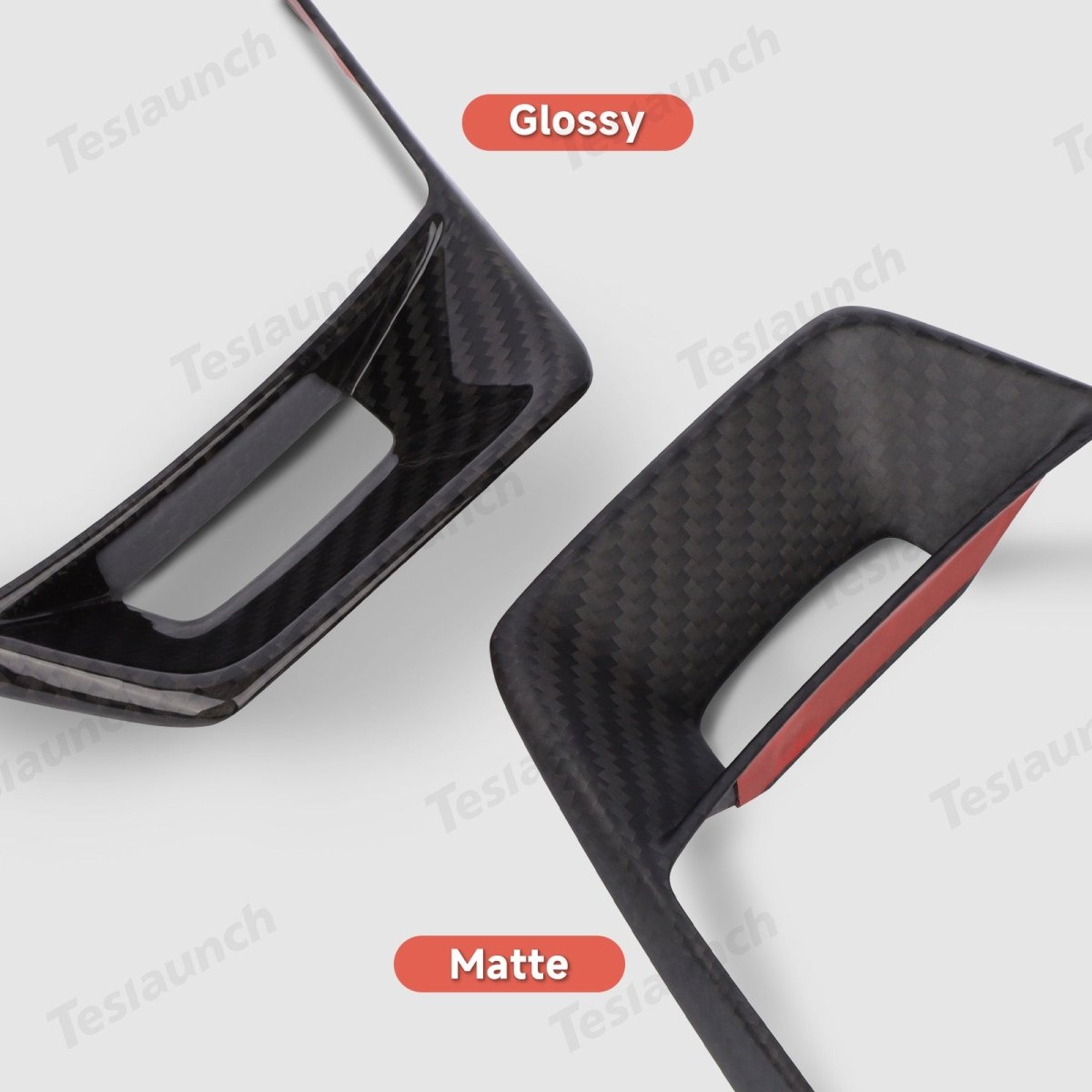 [Real Carbon Fiber] Steering Wheel Panel Covers for Tesla Cybertruck (Set of 3) - T-Launch