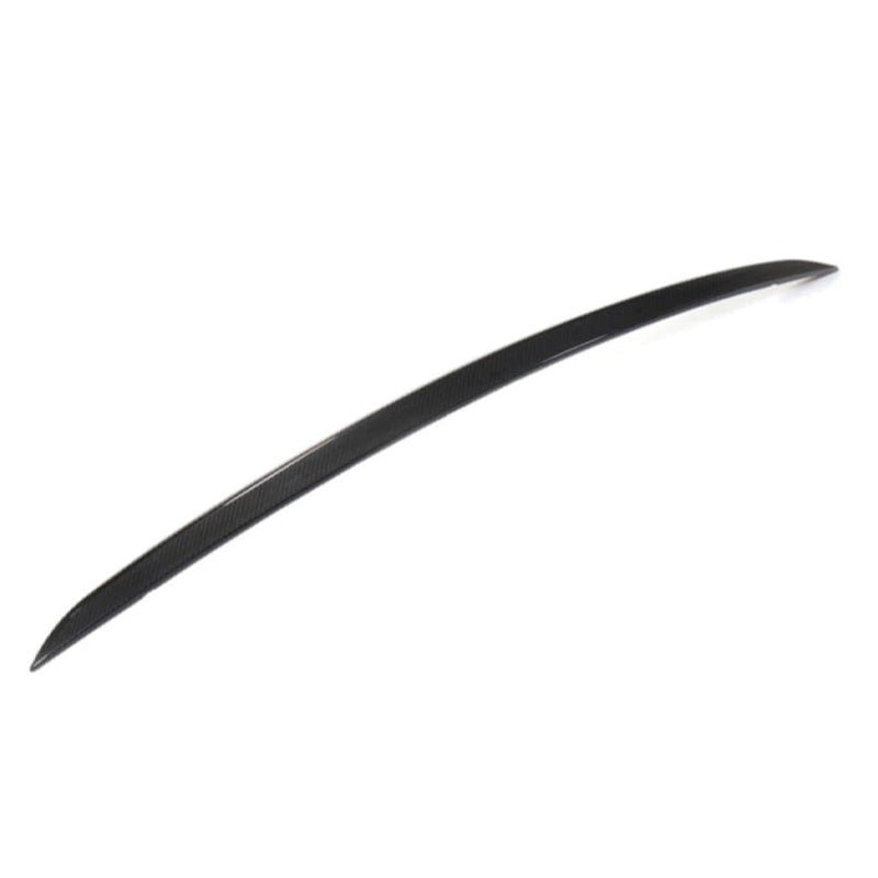 [Real Carbon Fiber] Trunk Chrome Delete Applique Tailgate Trim For Tesla Model X 2021+ (No hole style) - T-Launch