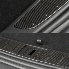 [Real Carbon Fiber] Trunk Sill Trim Covers (3 PCS) for Tesla Model X 2015-2023 - T-Launch