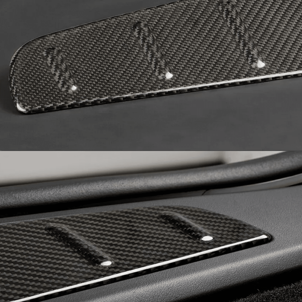 [Real Carbon Fiber] Trunk Sill Trim Covers (3 PCS) for Tesla Model X 2015-2023 - T-Launch