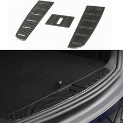 [Real Carbon Fiber] Trunk Sill Trim Covers (3 PCS) for Tesla Model X 2015-2023 - T-Launch