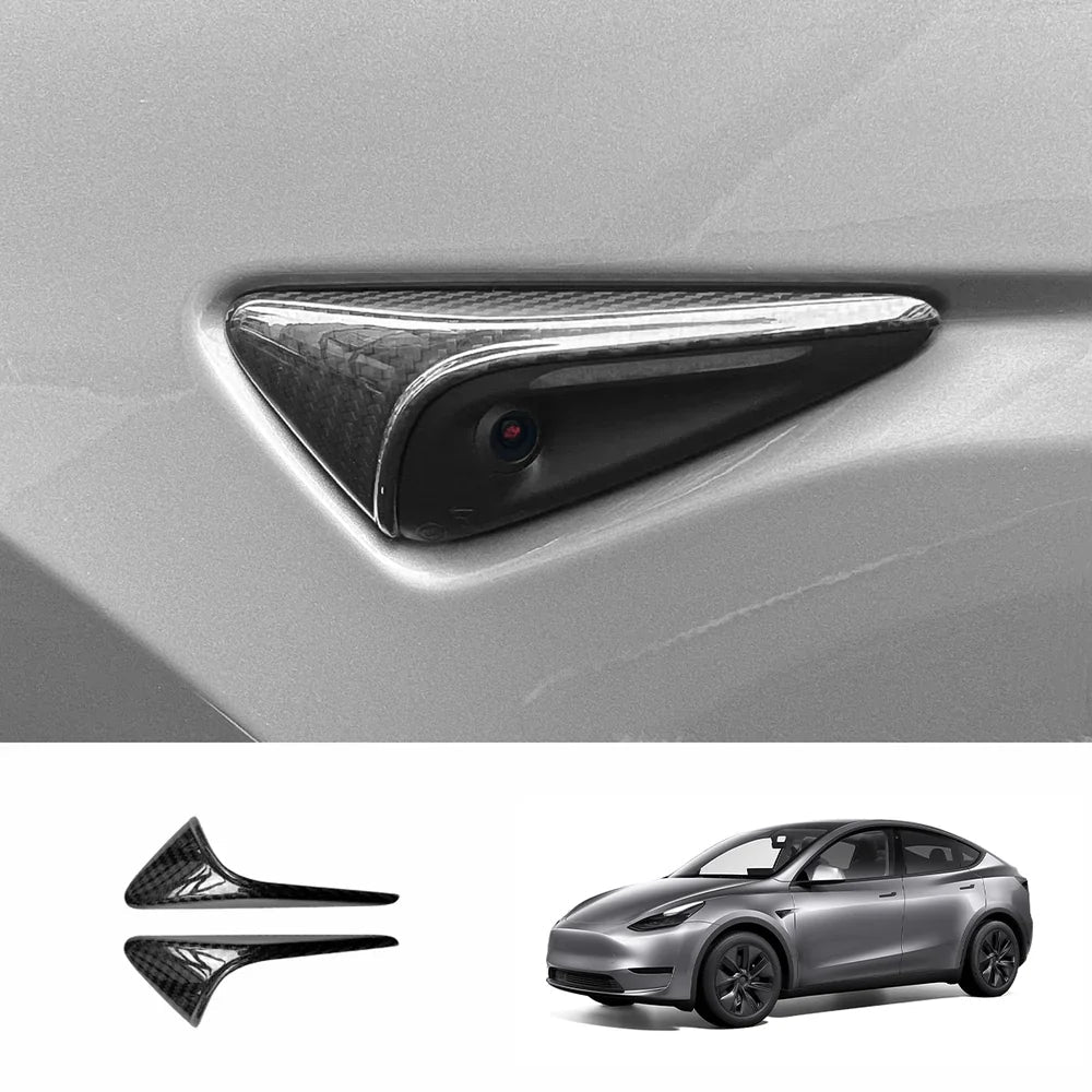 [Real Carbon Fiber] Turn Signal Cover For Model 3/Y (1 Pair) - T-Launch