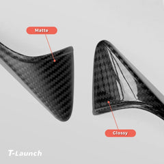 [Real Carbon Fiber] Turn Signal Cover For Model 3/Y (1 Pair) - T-Launch