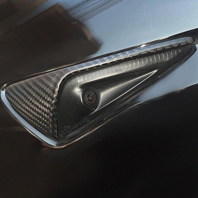 [Real Carbon Fiber] Turn Signal Cover For Model 3/Y (1 Pair) - T-Launch