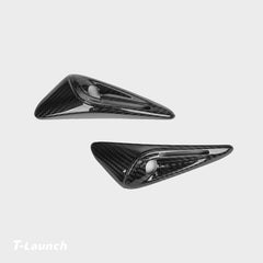 [Real Carbon Fiber] Turn Signal Cover For Model X (1 Pair) 2021+ - T-Launch