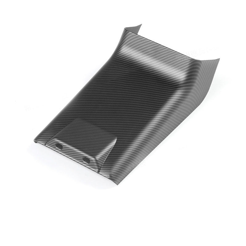Rear Air Outlet Anti-kick Lower Cover for Tesla 2024+ Model 3 Highland (Carbon Fiber Pattern ABS) - T-Launch